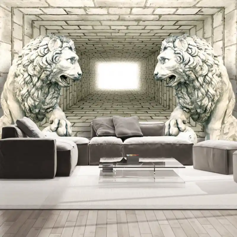 Noutate Fototapet - Chamber of lions