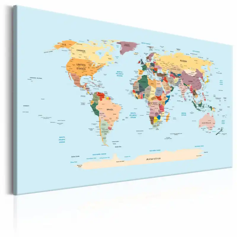 Nu rata Tablou - World Map Travel with Me
