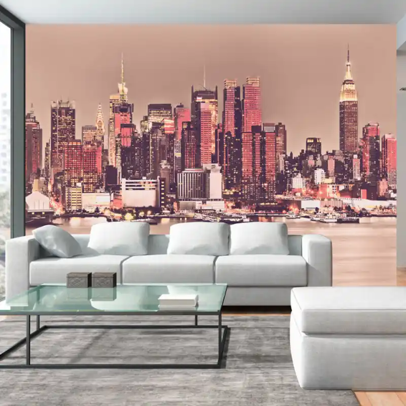 Livrare rapidă Fototapet - NY - Midtown Manhattan Skyline