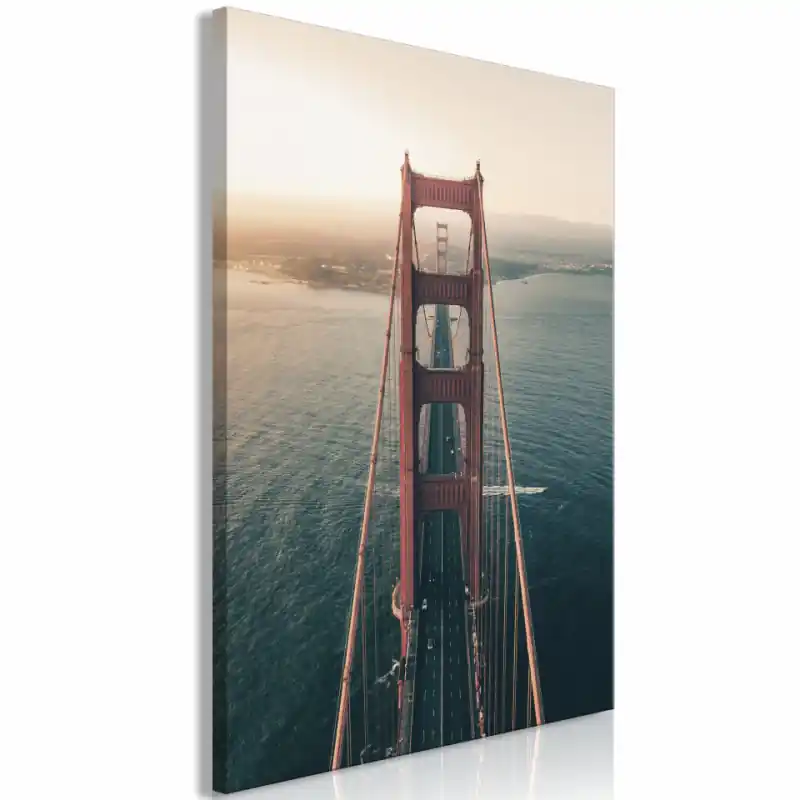 Livrare expres Tablou - Golden Gate Bridge (1 Part) Vertical