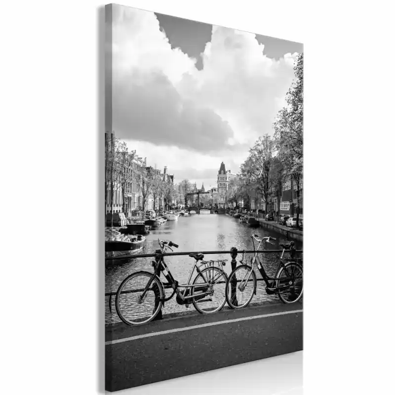 Tablou - Bikes On Bridge (1 Part) Vertical Bestseller