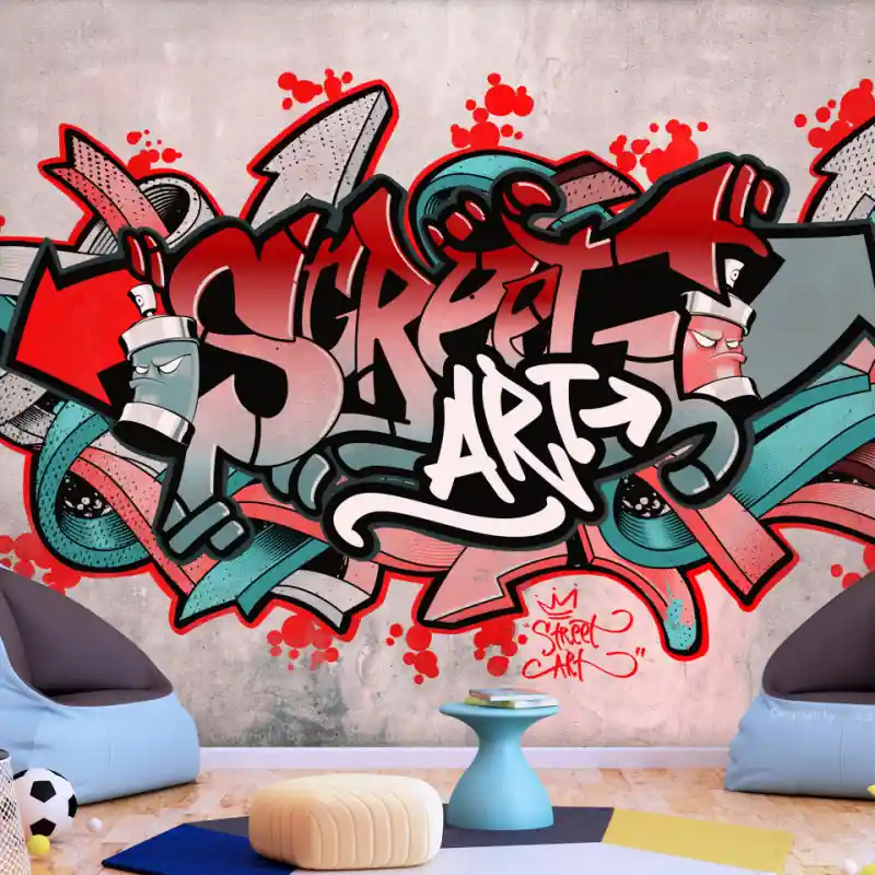 Bestseller Fototapet - Street Classic (Red)