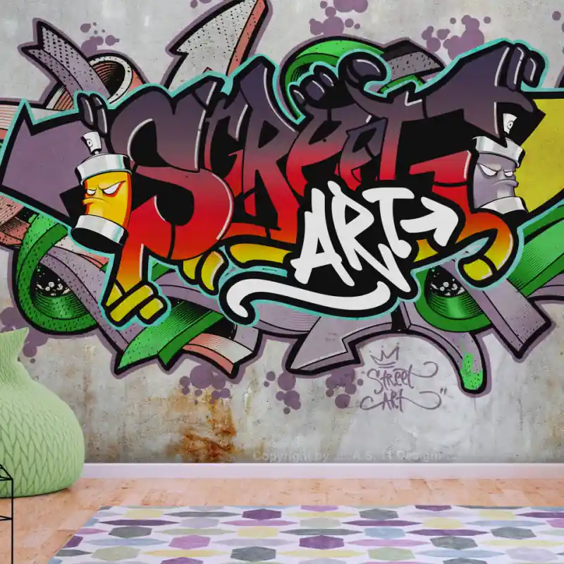Lichidare de stoc Fototapet - Street Classic (Reggae Colours)