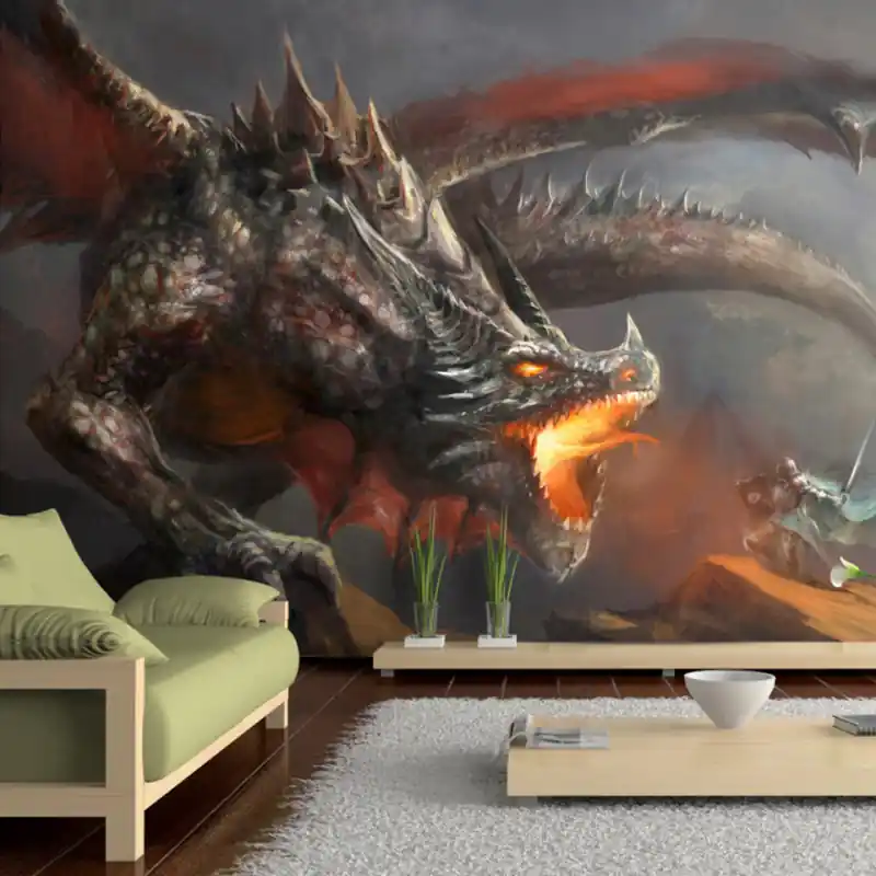 Fototapet - Dragon fire Comandă acum