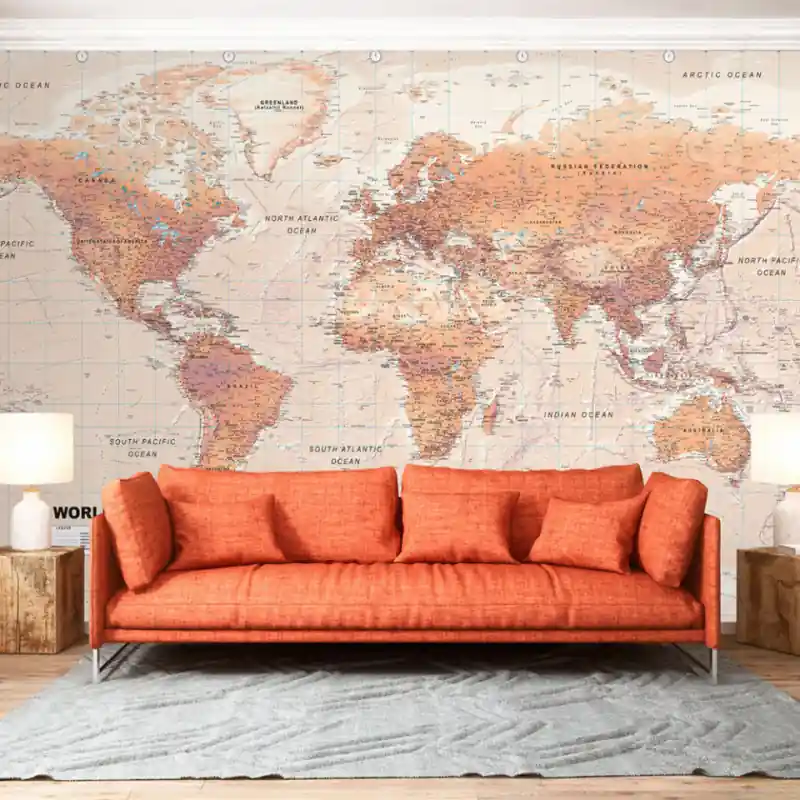Fototapet - Orange World Expediere rapidă