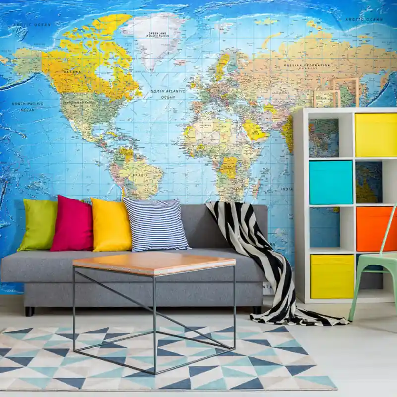 Plată sigură Fototapet - World Classic Map