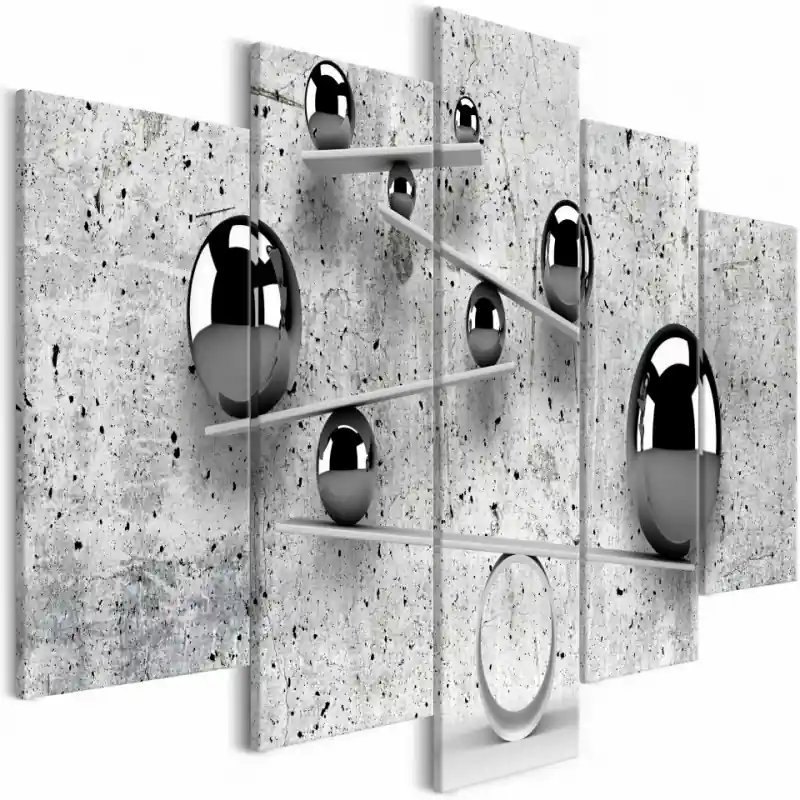 Tablou - Balls on Balance Beam (5 Parts) Wide Ieftin
