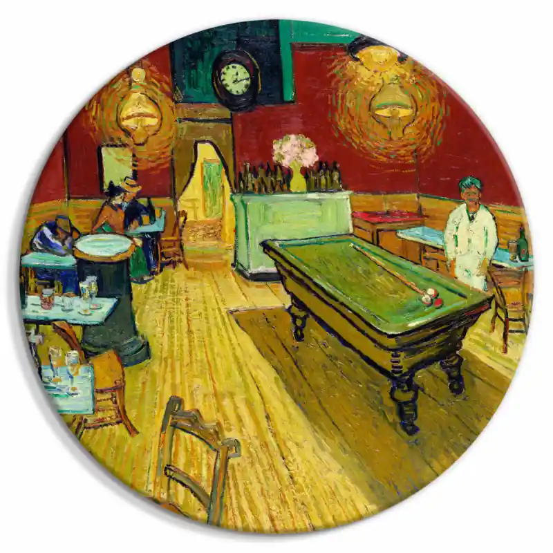Popular Tablou rotund - The Night Café (Vincent van Gogh)