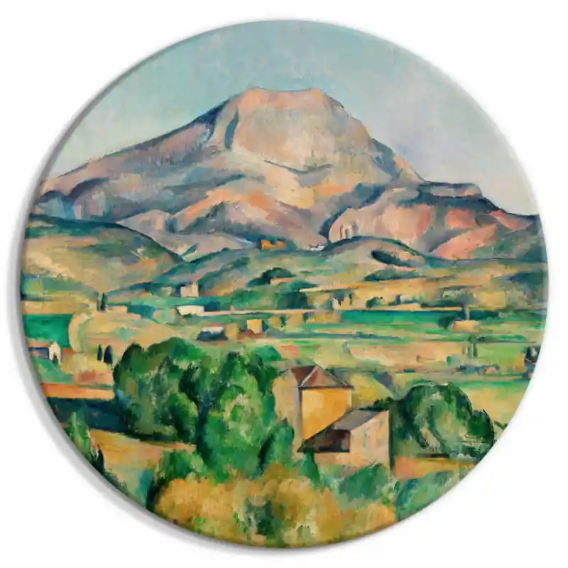 Tablou rotund - Mont Sainte-Victoire (Paul Cézanne) Ofertă specială