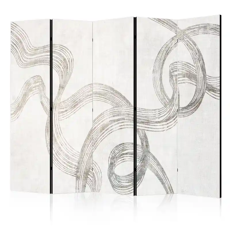 Paravan - Abstract - ribbons of grey Lichidare de stoc
