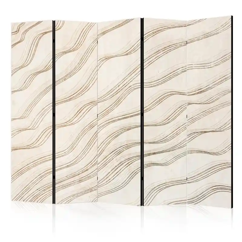 Reducere Paravan - Beige waves of the desert