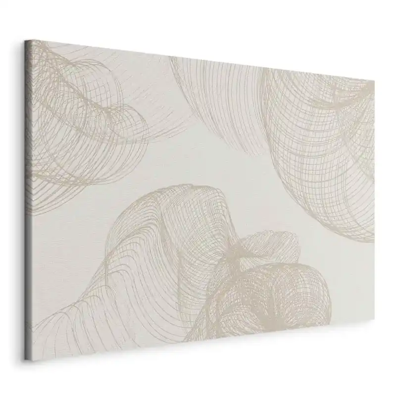 Tablou - Beige shapes on a light background Reducere extra