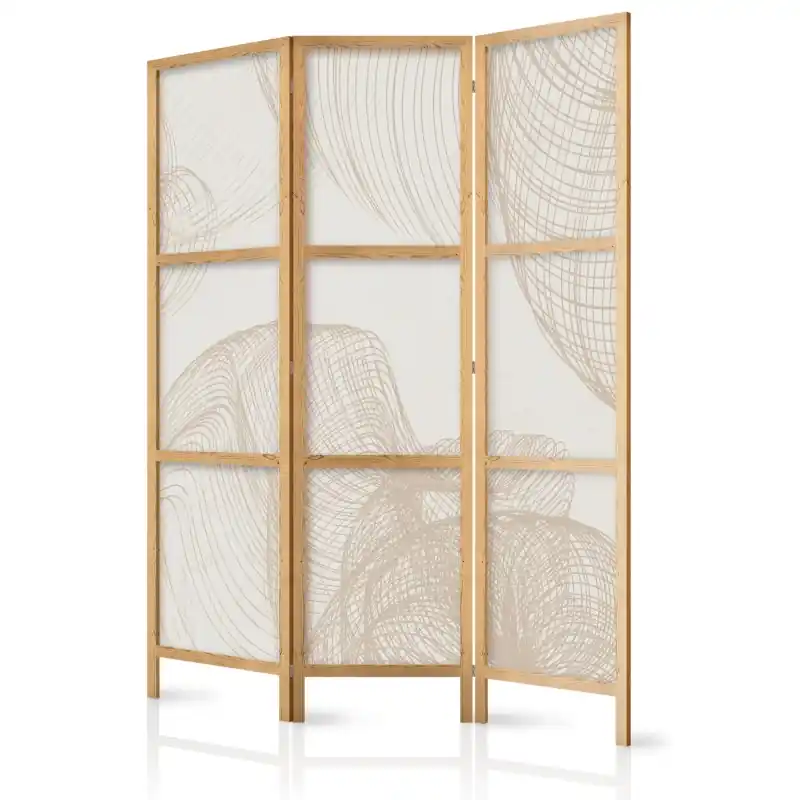 Paravan japonez - Beige shapes on a light background Popular