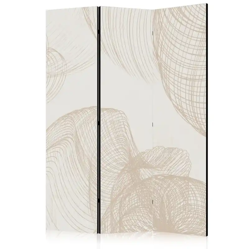 Nu rata Paravan - Beige shapes on a light background