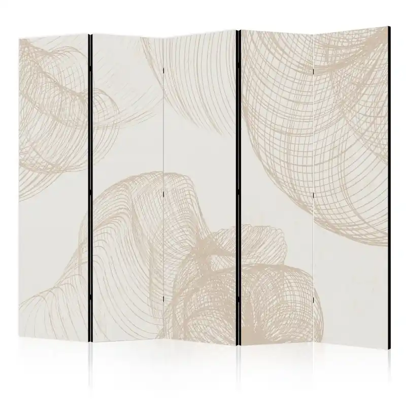 Preț redus Paravan - Beige shapes on a light background