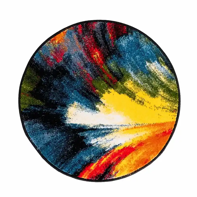 Covor rotund multicolor Kolibri 11017-180 Reducere de preț