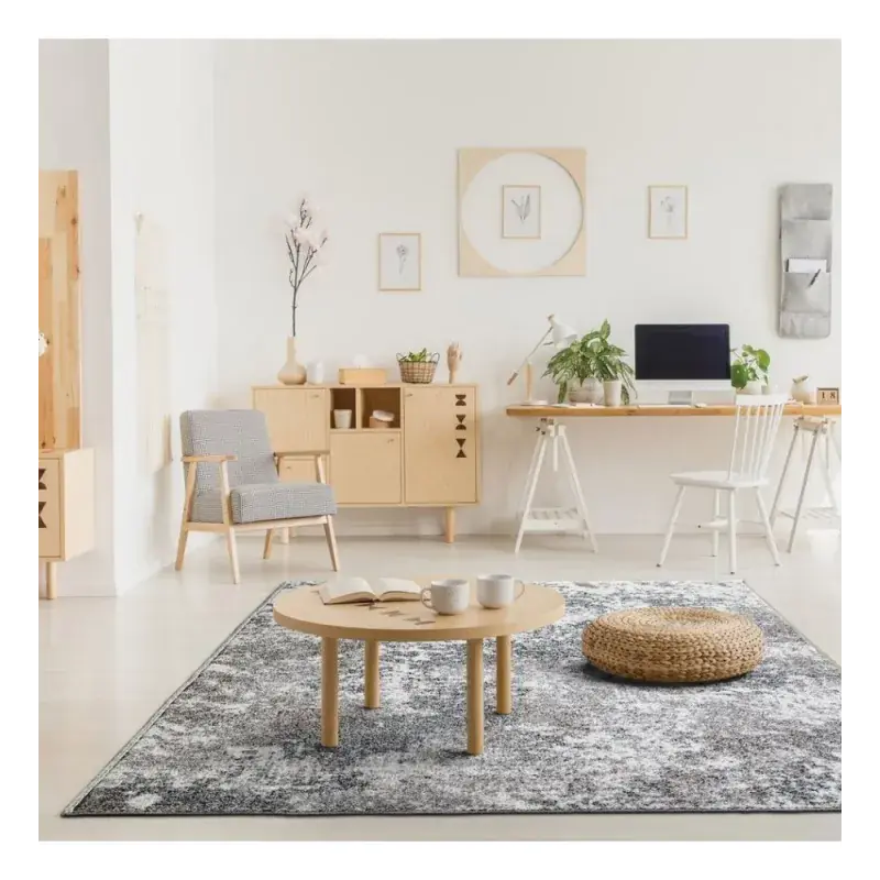 Promoție Covor Beenom design abstract gri-alb 1007-122