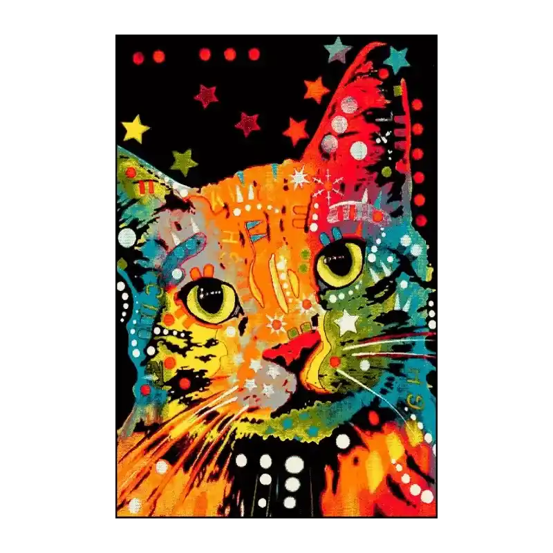 Covor Multicolor Pisica 11011 Cumpără acum