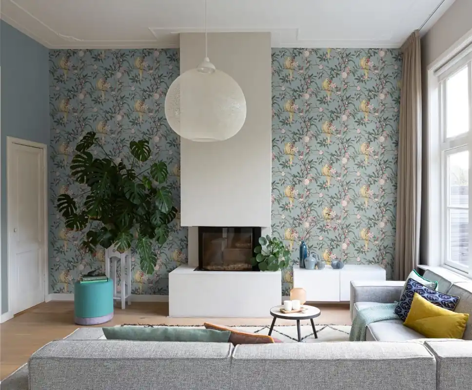 Ofertă Tapet floral cu papagali Rasch cod 543322