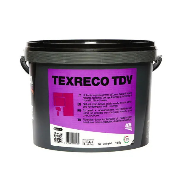 Vezi acum Adeziv TEXRECO TDV 10 KG pentru tapet din fibra de sticla, tapet greu, termoizolant si fonoabsorbant