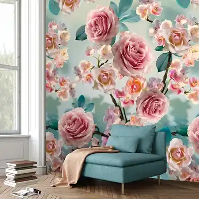 Vezi acum Fototapet floral trandafiri colectia Colorful