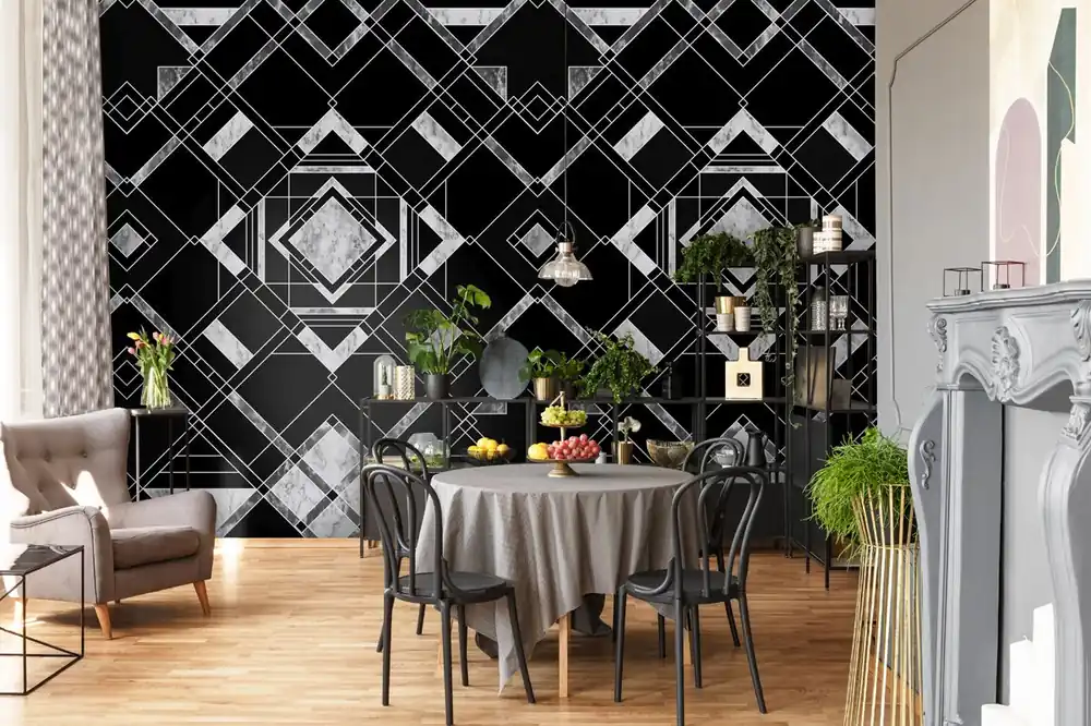 Fototapet geometric cu efect 3D colectia Light & Dark Reducere extra