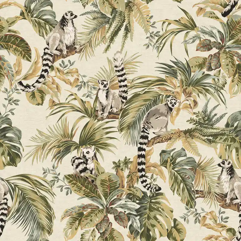 Tapet tropical, cu lemurieni colectia Lemuria Livrare rapidă