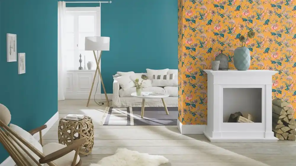 Reducere de preț Tapet floral Rasch colectia Sophia