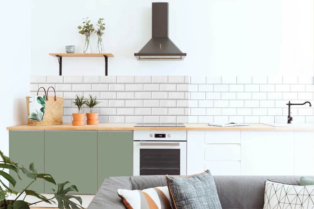 Folie autocolanta d-c-fix pentru mobilier culoare verde olive mat Calitate înaltă