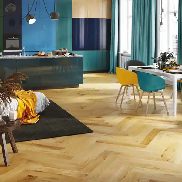 Mai ieftin Parchet triplustratificat STEJAR CARAMEL HERRINGBONE 130 Pure Classico Barlinek