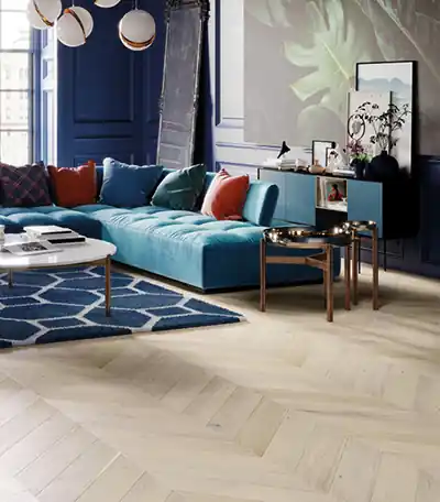 Parchet triplustratificat STEJAR TRIVOR CHEVRON 130 Pure Classico Barlinek Ofertă exclusivă