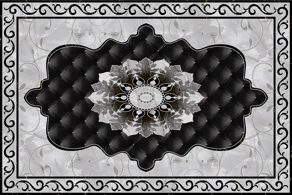Chilipir Gresie decorativa / covor ceramic Baroque Nadir 1218632-1A, 120X180 (6 placi 60X60), lucioasa