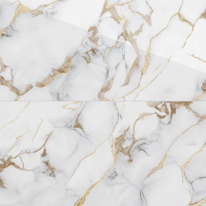 Gresie rectificata exterior / interior Marble Gold Insert, 60 x 120 cm, lucioasa, portelanata, tip marmura Ofertă specială