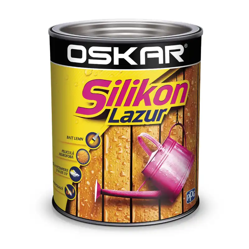 Preț redus Lazura pentru lemn, Oskar Silikon, stejar 0.75 L