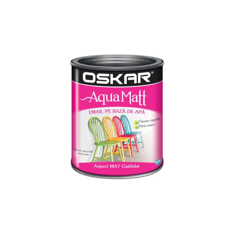 Email Oskar Aqua Matt alb murdar nordic, 0.6 L Disponibil imediat