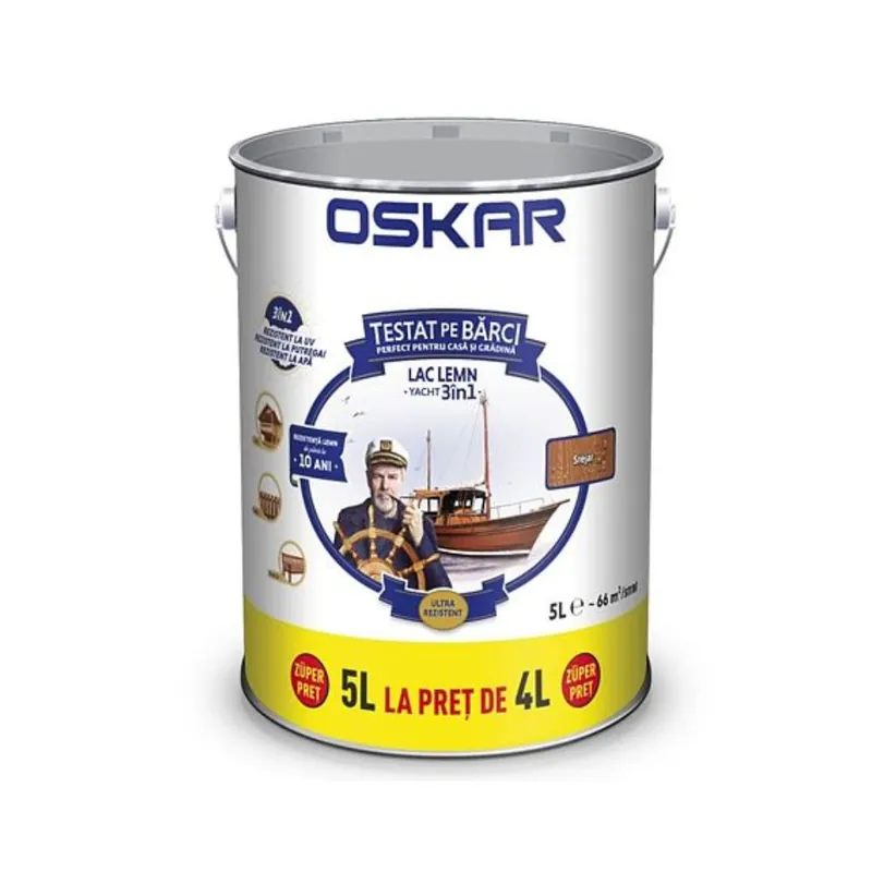 Lac Oskar Yacht 5 L Stejar Promoție