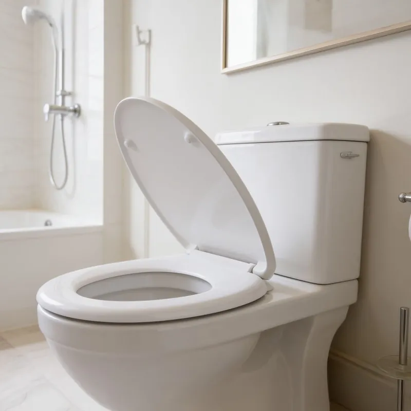 Capac WC din duroplast, alb, inchidere lenta (soft close), 37.8 x 45.2 cm Reduceri