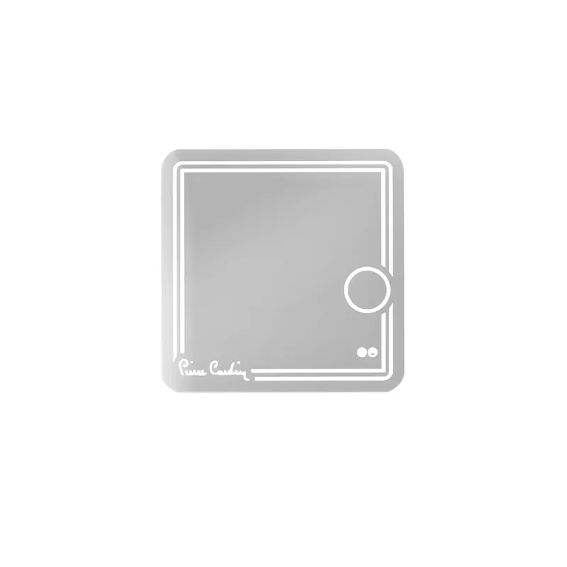 Oglinda baie cu LED, dezaburire, lupa si butoane touch, Pio Pierre Cardin, 80x80 cm Livrare rapidă
