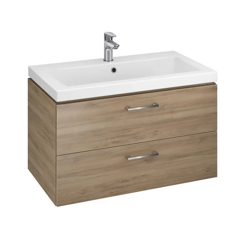 Masca chiuveta baie Cersanit set 821 Como 80 cm (baza+lavoar) DSM S801-154 Disponibil imediat