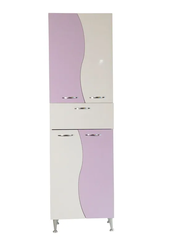 Reduceri Dulap soldat baie dublu Selena, lila, 50x170 cm
