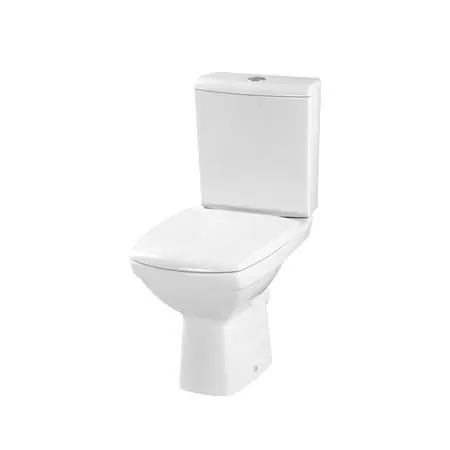 Retur gratuit Set vas WC pe pardoseala cu rezervor apa 3/6L Cersanit 543 Carina 020 + mecanism si capac duroplast K31-060