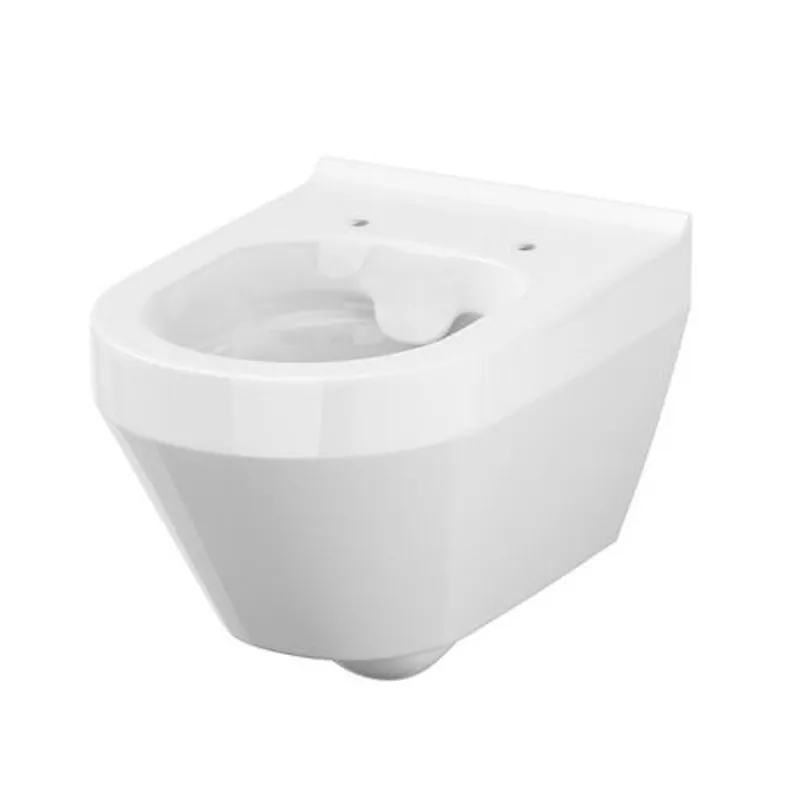 Vas WC suspendat Crea Cersanit K114-015, oval CO cu sistem fixare ascunsa, alb Ofertă limitată