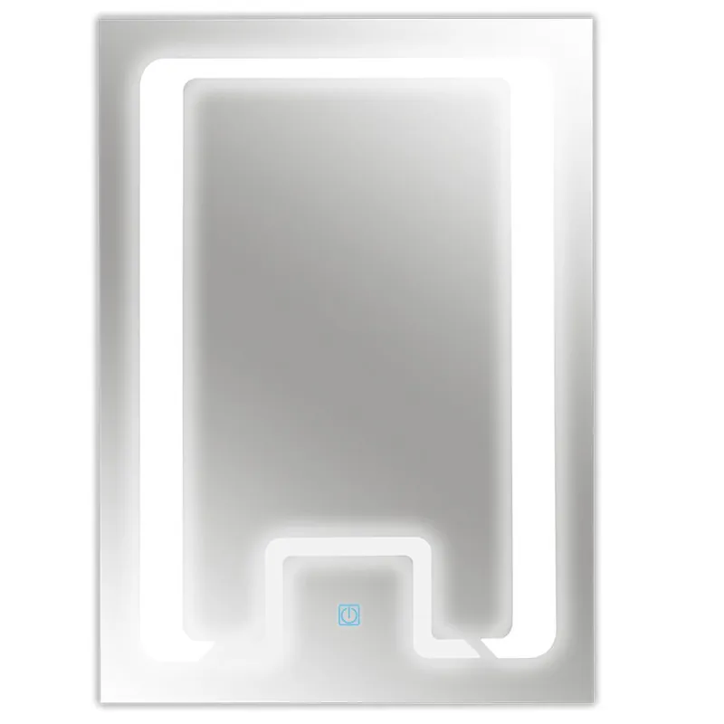 Oglinda baie cu LED si si buton touch RO-111, 60x80 cm Preț redus