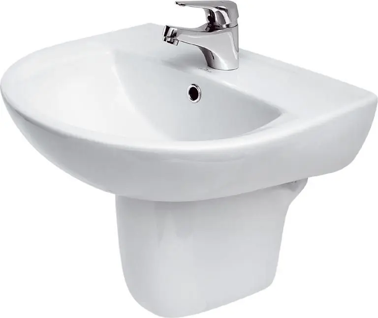Preț promoțional Lavoar baie suspendat Cersanit President 50 R01-002 / K08-004, alb