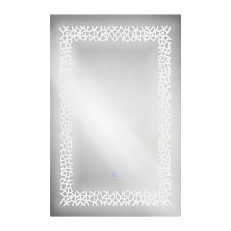 Bestseller Oglinda baie cu LED si buton touch RO-704, 60x80 cm