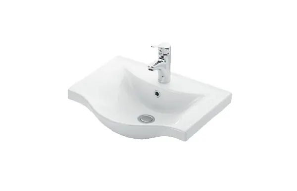 Lavoar incastrabil alb lucios, 50 cm (50 x 37 x 17.5) Reducere