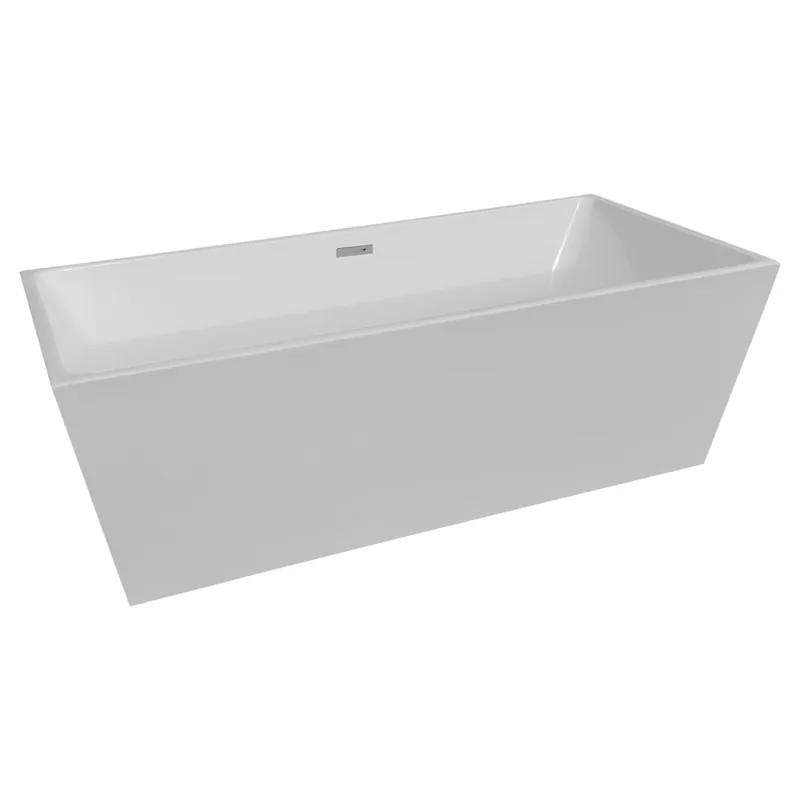 Cada baie freestanding Bella* BSM-204A, acril, 170 x 75 x 58 cm, alb Calitate înaltă