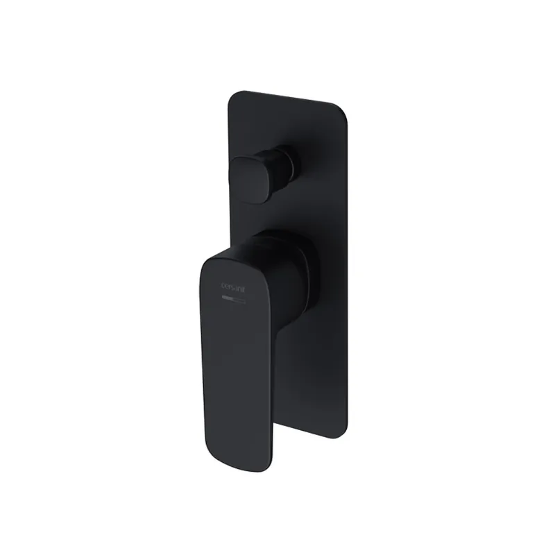 Baterie Larga incastrata pentru cada si dus, negru, Cersanit S951-373 Ofertă specială