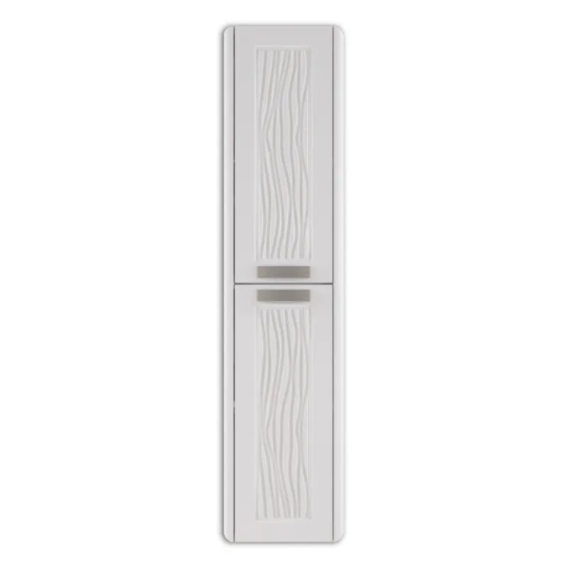 Dulap baie suspendat Gursu, alb, 35x150 cm Cumpără acum