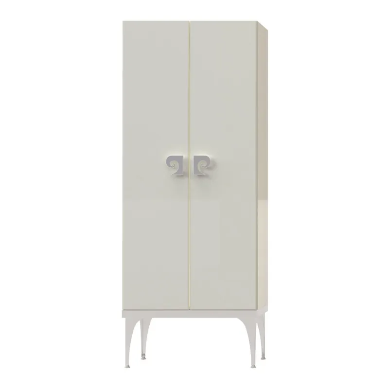 Ofertă specială Dulap soldat baie dublu Pierre Cardin Venus, alb-argintiu, 70x150 cm